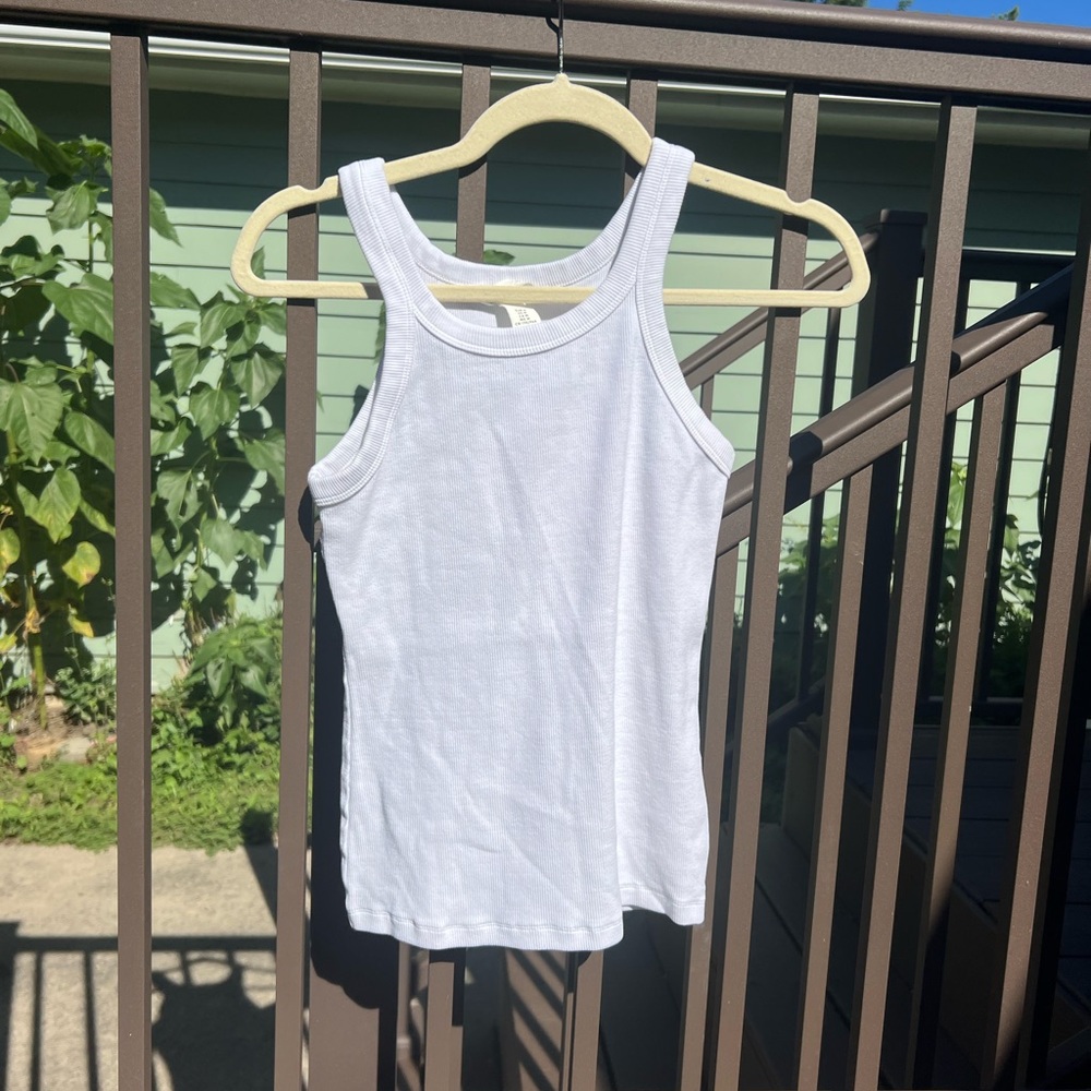 H&M White Tank Top